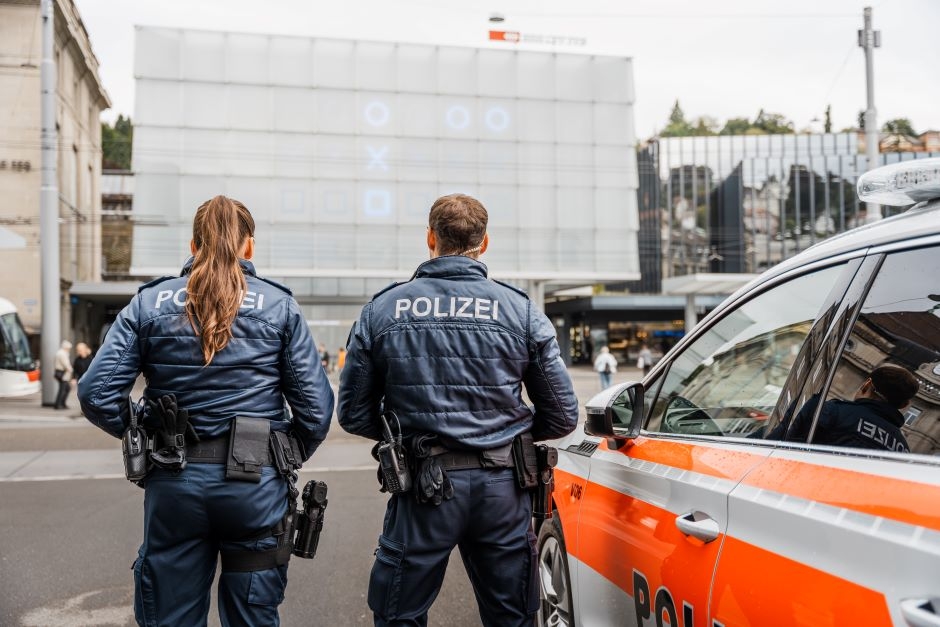 Symbolbild Polizeipr&auml;senz